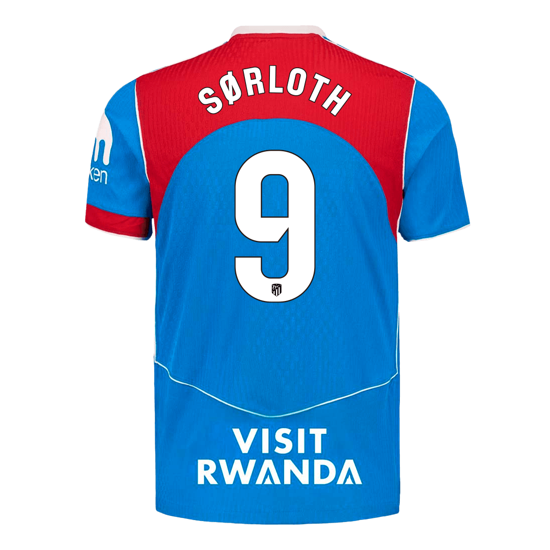SØRLOTH #9 Madridi Atlético Kolmas Särk 2025/26 Autentne