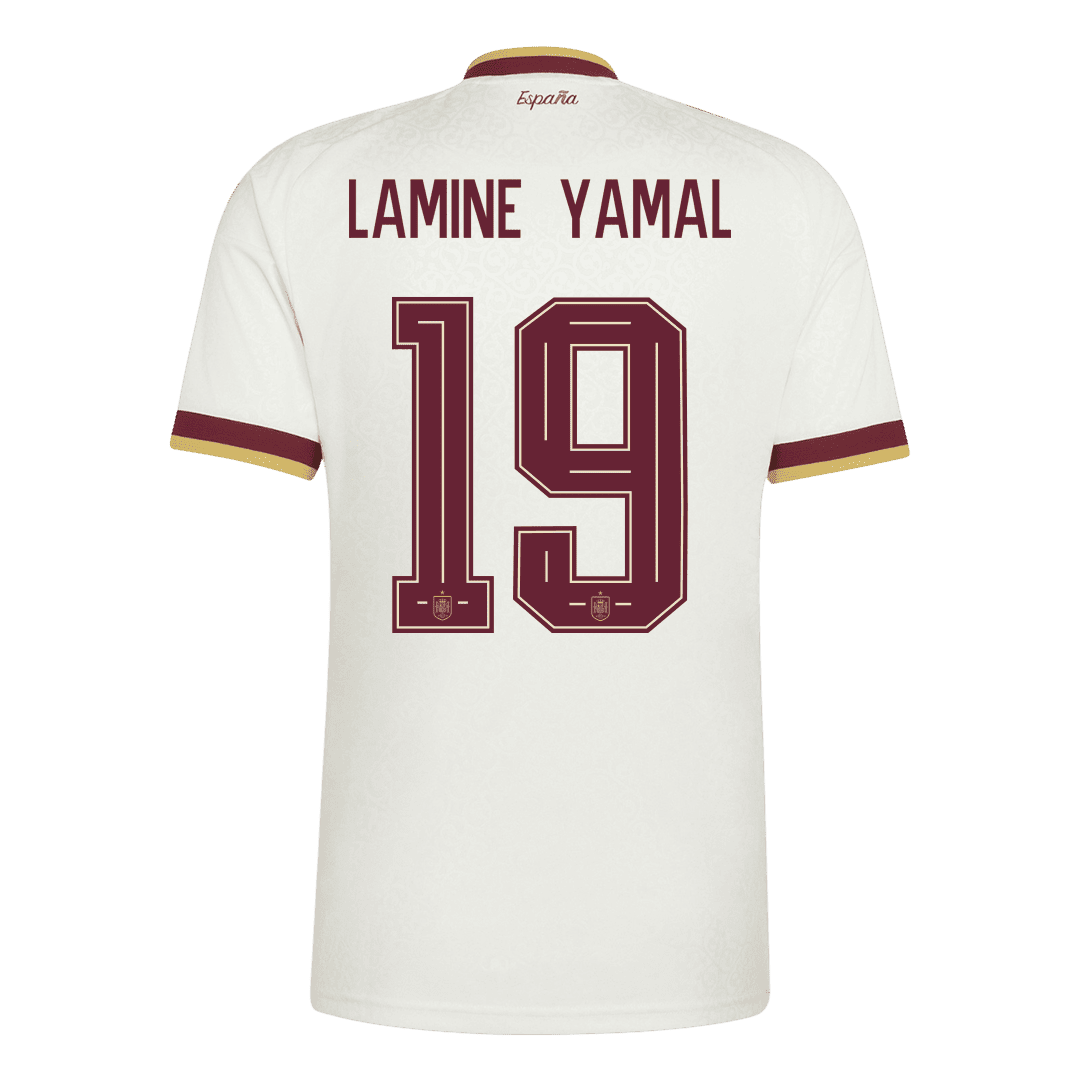 LAMINE YAMAL #19 Hispaania Võõrsilvorm Särk Champion Edition 2026 - 2 Stars 2026