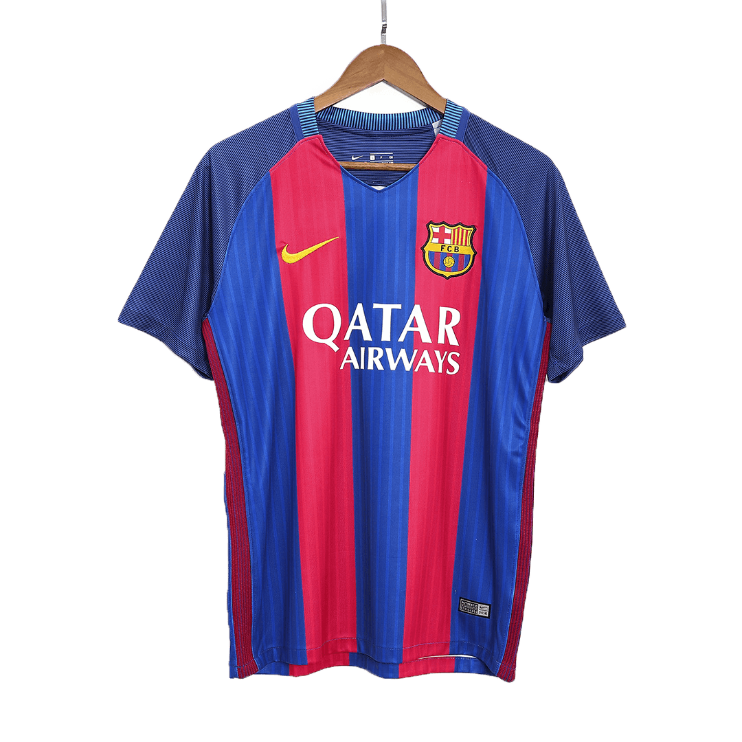 Retro MESSI #10 FC Barcelona Koduvorm Särk 2016/17