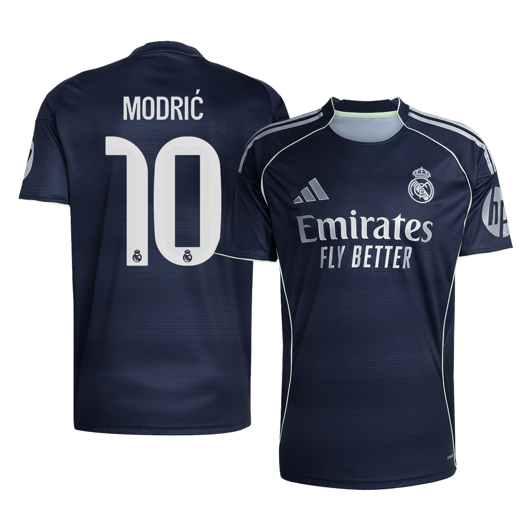 MODRIĆ #10 Madridi Real Võõrsilvorm Särk 2025/26 - Kvaliteetne