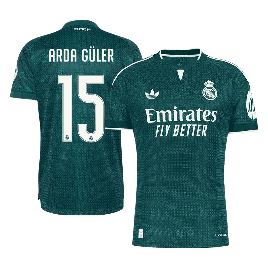 ARDA GÜLER #15 Madridi Real Võõrsilvorm Särk 2026/27 Autentne