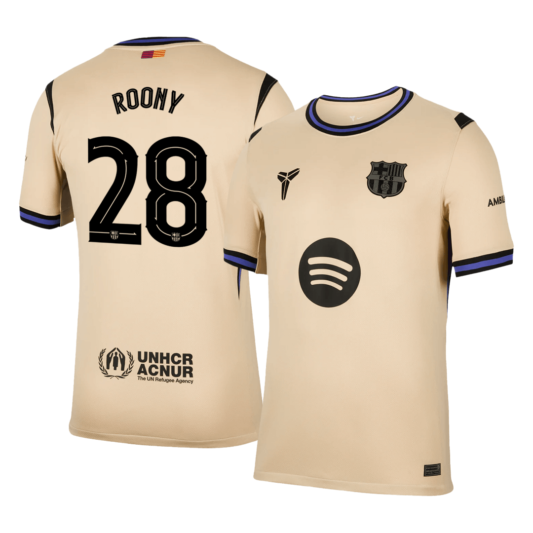 ROONY #28 FC Barcelona Võõrsilvorm Särk 2025/26