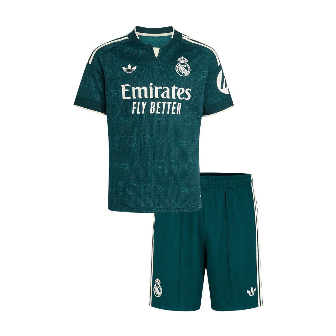 Madridi Real Võõrsilvorm Laste Jalgpallikomplekt 2026/27