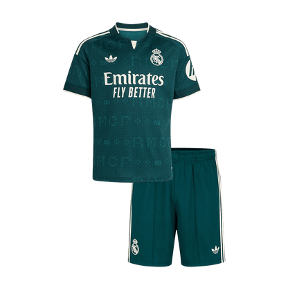 Madridi Real Võõrsilvorm Laste Jalgpallikomplekt 2026/27