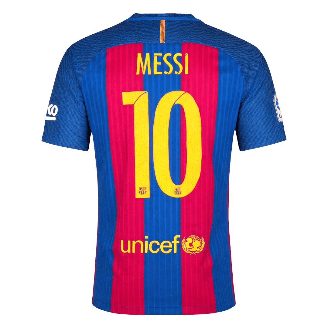 Retro MESSI #10 FC Barcelona Koduvorm Särk 2016/17