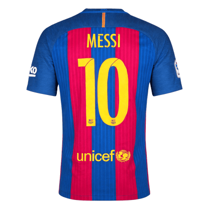 Retro MESSI #10 FC Barcelona Koduvorm Särk 2016/17