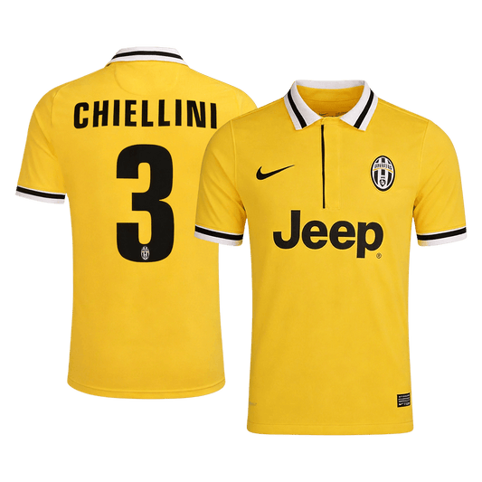 Retro CHIELLINI #3 Juventus Võõrsilvorm Särk 2013/14