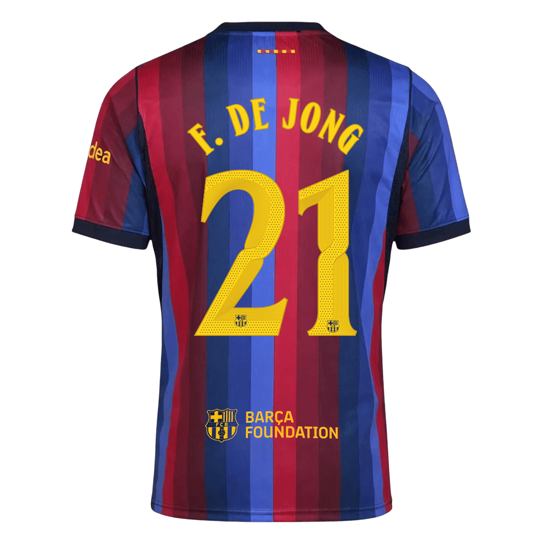 F. DE JONG #21 Barcelona Koduvorm Särk 2026/27 - UCL