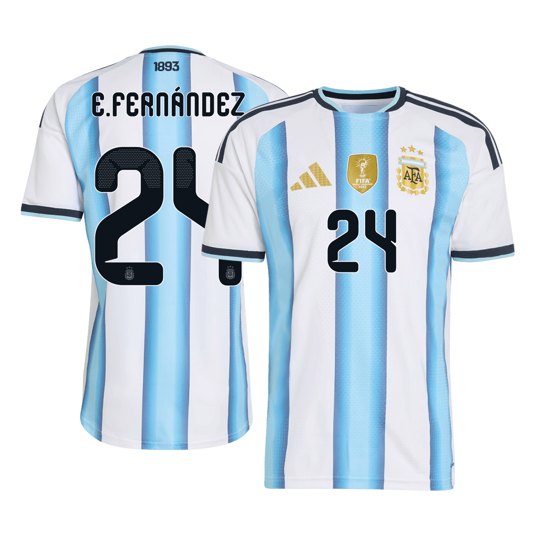 E. FERNÁNDEZ #24 Argentina Koduvorm Särk 2026 Autentne