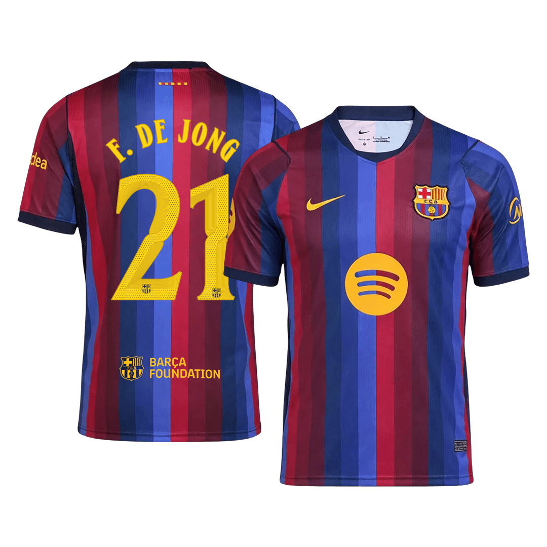 F. DE JONG #21 Barcelona Koduvorm Särk 2026/27 - UCL