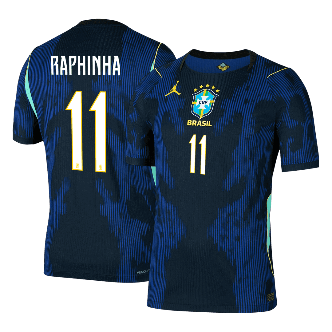 RAPHINHA #11 Brasiilia Võõrsilvorm Särk 2026 Autentne