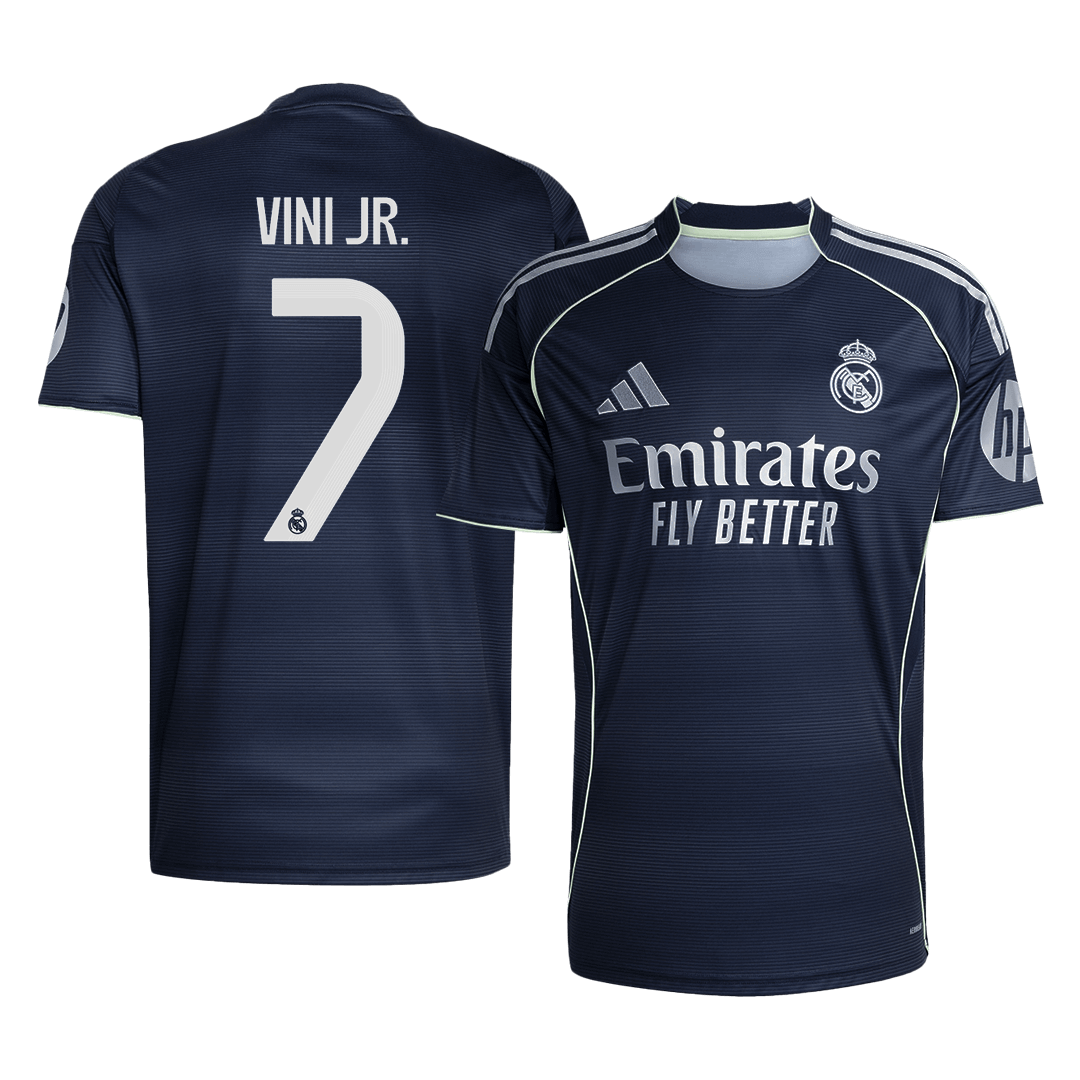 VINI JR. #7 Madridi Real Võõrsilvorm Särk 2025/26 - Kvaliteetne