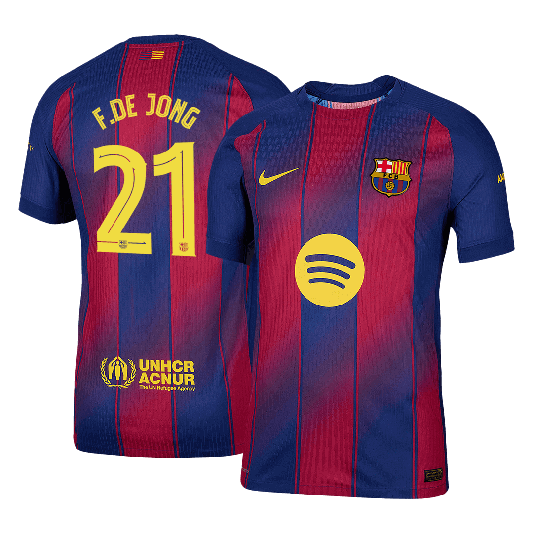 F.DE JONG #21 FC Barcelona Koduvorm Särk 2025/26 Autentne - UCL