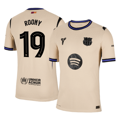 ROONY #19 FC Barcelona Võõrsilvorm Särk 2025/26 Autentne - UCL