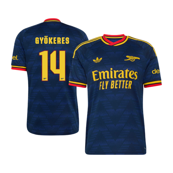 GYÖKERES #14 Arsenal Võõrsilvorm Särk 2026/27 - UCL