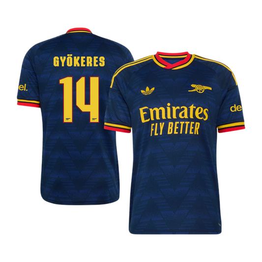 GYÖKERES #14 Arsenal Võõrsilvorm Särk 2026/27 - UCL