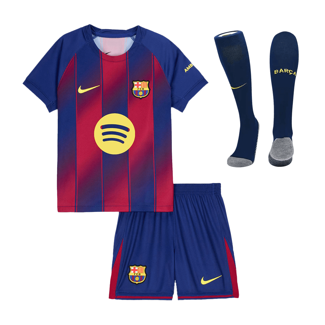 FC Barcelona Koduvorm Laste Jalgpallikomplekt 2025/26 - Kvaliteetne