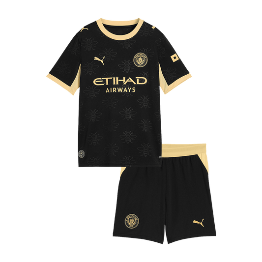 Manchester City Võõrsilvorm Laste Jalgpallikomplekt 2026/27
