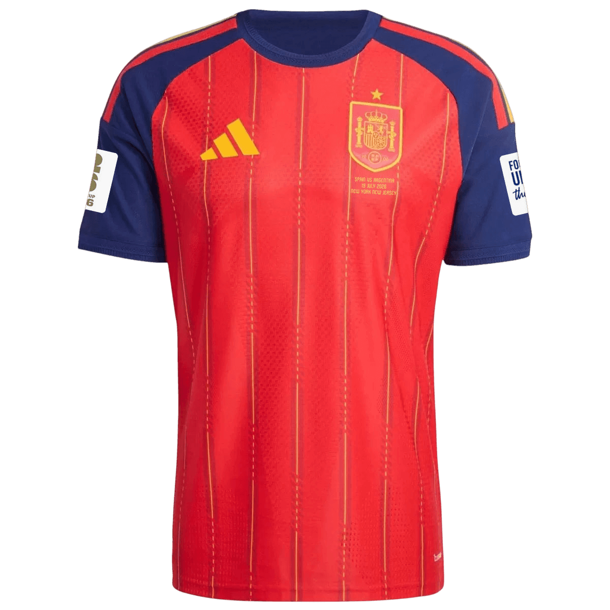 Hispaania Koduvorm Särk 2026 Autentne Final Match Edition (With Patches)