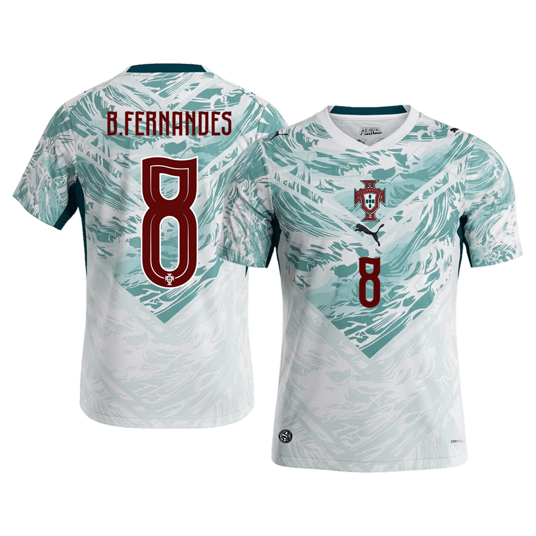 B.FERNANDES #8 Portugal Võõrsilvorm Särk 2026