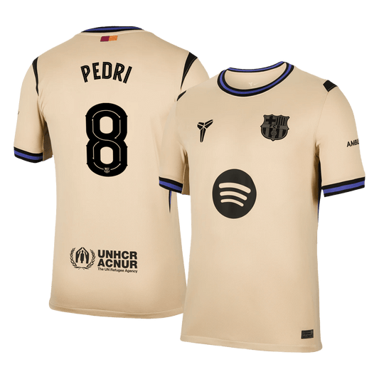 PEDRI #8 FC Barcelona Võõrsilvorm Särk 2025/26 - UCL