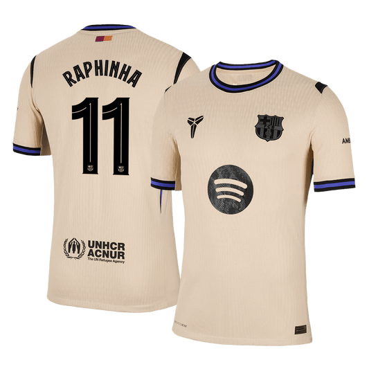 RAPHINHA #11 FC Barcelona Võõrsilvorm Särk 2025/26 Autentne - UCL