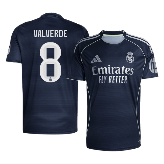 VALVERDE #8 Madridi Real Võõrsilvorm Särk 2025/26 - Kvaliteetne