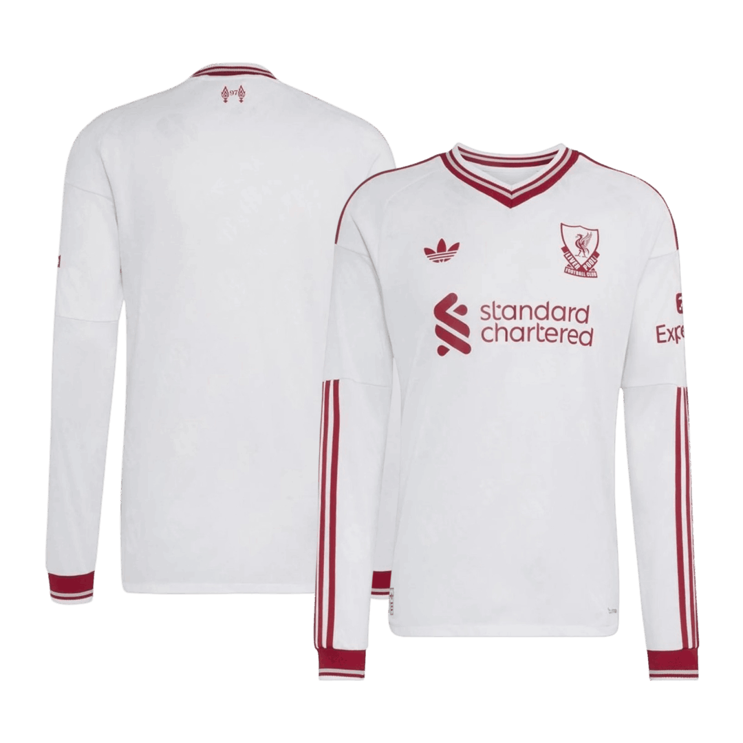 Liverpool Võõrsilvorm Pikkade Varrukatega Särk 2026/27