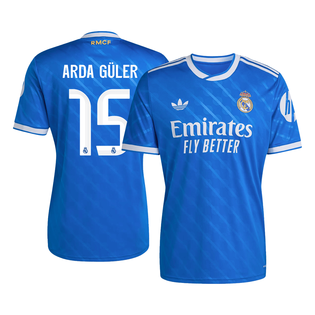 ARDA GÜLER #15 Madridi Real Kolmas Särk 2025/26