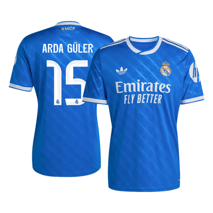 ARDA GÜLER #15 Madridi Real Kolmas Särk 2025/26