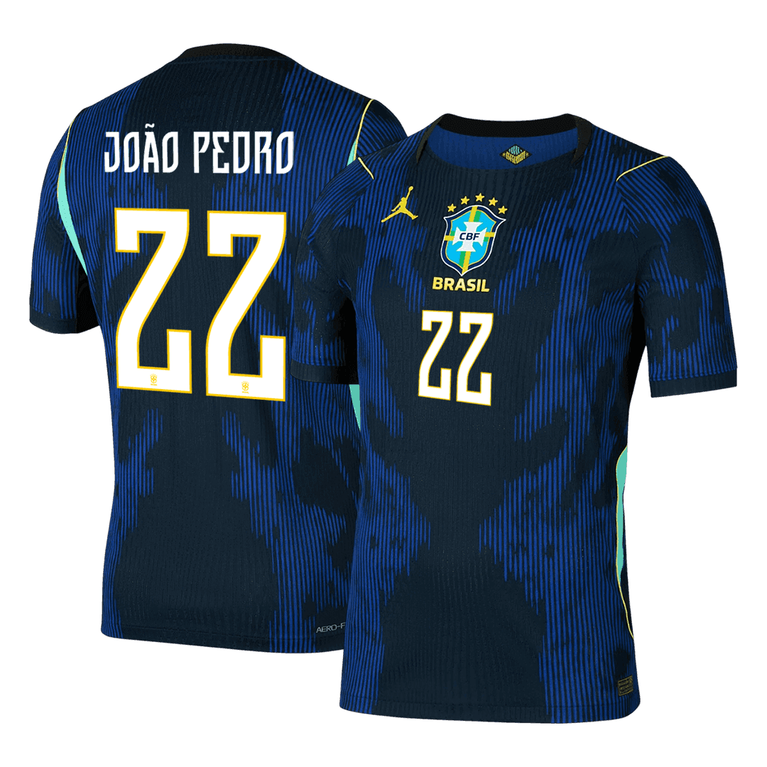 JOÃO PEDRO #22 Brasiilia Võõrsilvorm Särk 2026 Autentne