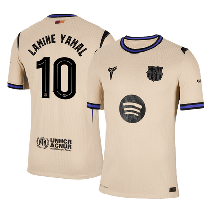 LAMINE YAMAL #10 FC Barcelona Võõrsilvorm Särk 2025/26 Autentne - UCL