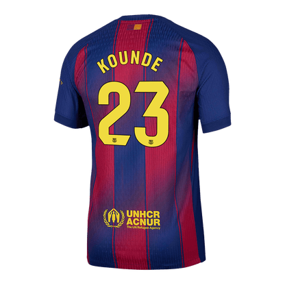KOUNDE #23 FC Barcelona Koduvorm Särk 2025/26 Autentne