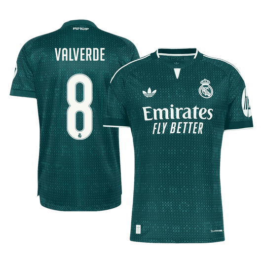 VALVERDE #8 Madridi Real Võõrsilvorm Särk 2026/27 Autentne