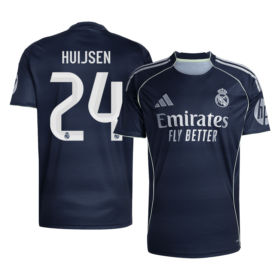 HUIJSEN #24 Madridi Real Võõrsilvorm Särk 2025/26 - Kvaliteetne