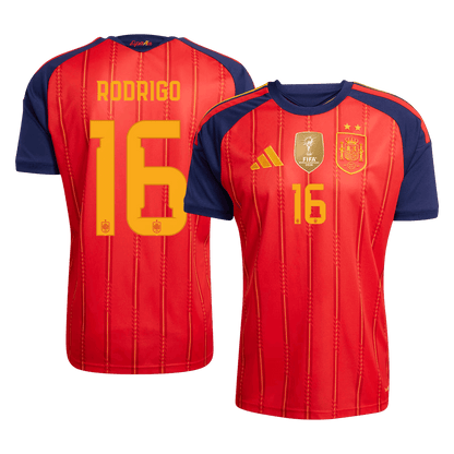 RODRIGO #16 Hispaania Koduvorm Särk Champion Edition 2026 - 2 Stars 2026