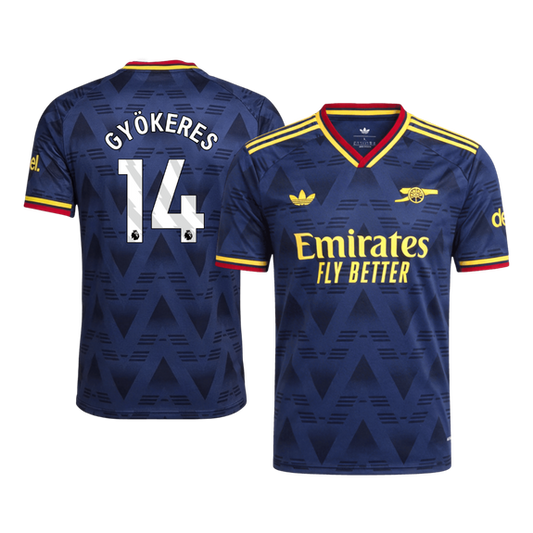 GYÖKERES #14 Arsenal Võõrsilvorm Särk 2026/27 Autentne