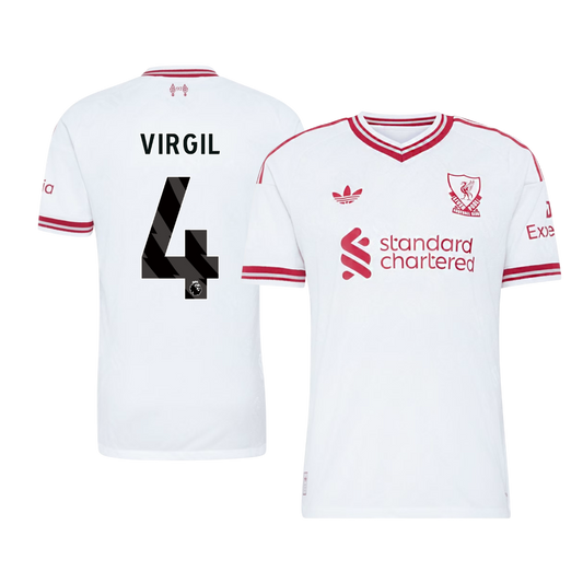 VIRGIL #4 Liverpool Võõrsilvorm Särk 2026/27 Autentne