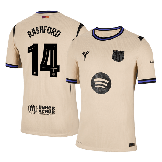 RASHFORD #14 FC Barcelona Võõrsilvorm Särk 2025/26 Autentne - UCL