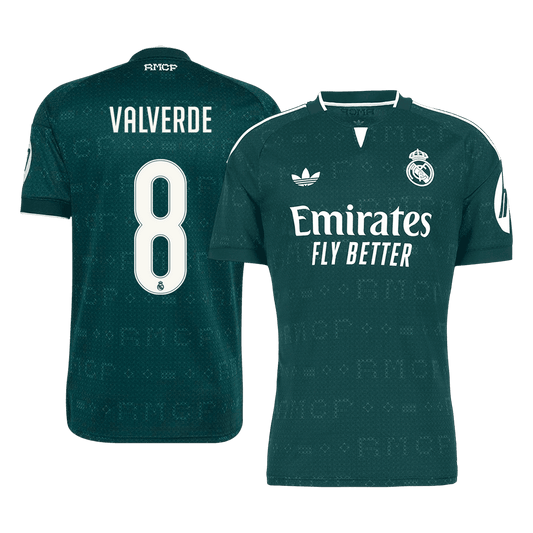 VALVERDE #8 Madridi Real Võõrsilvorm Särk 2026/27