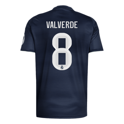 VALVERDE #8 Madridi Real Võõrsilvorm Särk 2025/26 - Kvaliteetne