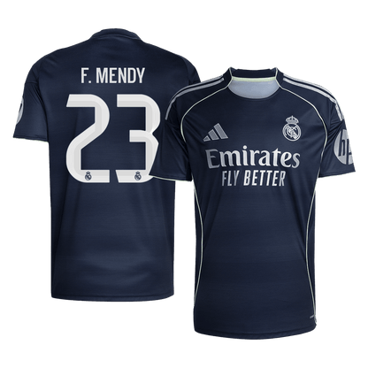 F.MENDY #23 Madridi Real Võõrsilvorm Särk 2025/26 - Kvaliteetne
