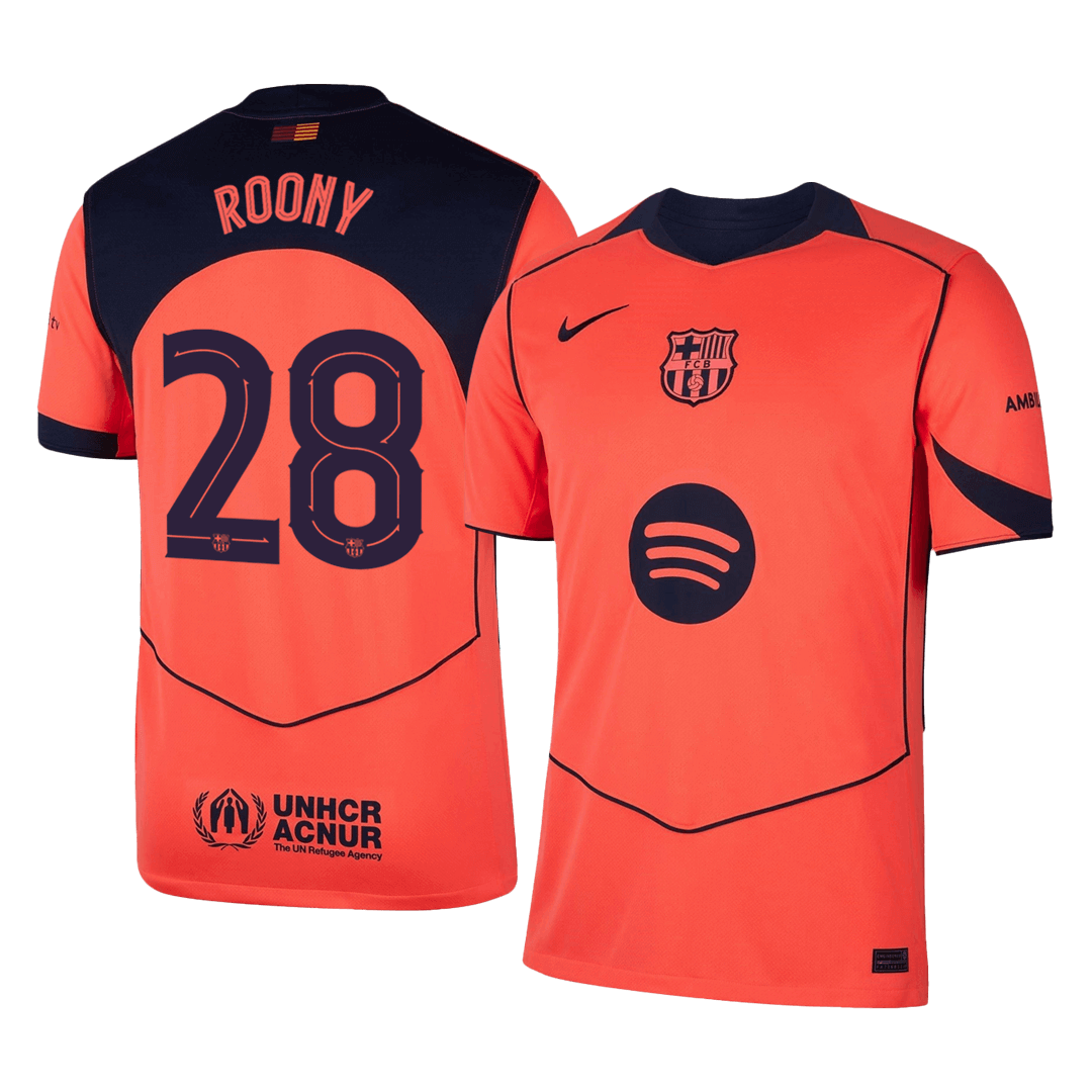 ROONY #28 FC Barcelona Kolmas Särk 2025/26