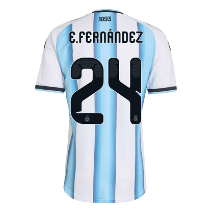 E. FERNÁNDEZ #24 Argentina Koduvorm Särk 2026 Autentne
