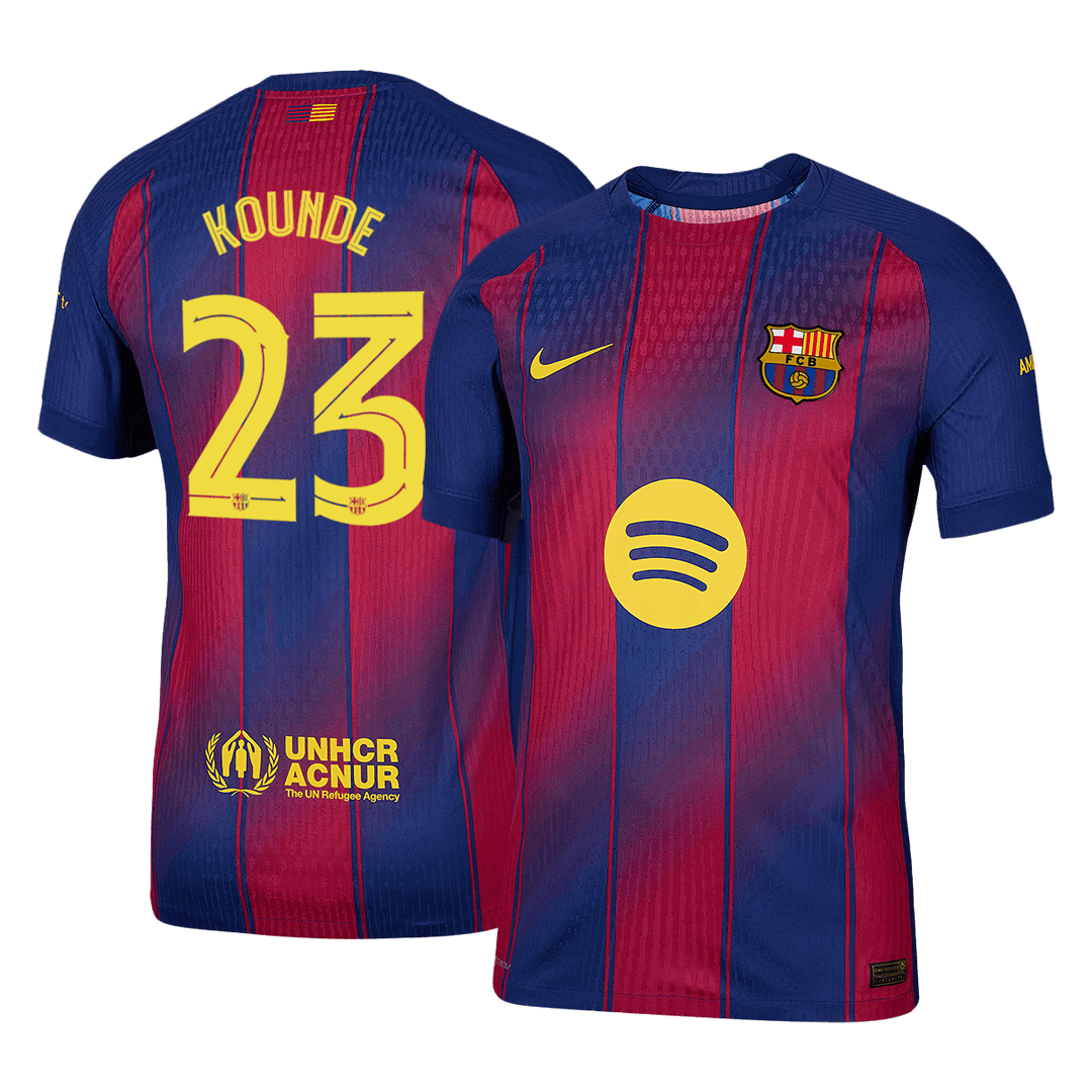 KOUNDE #23 FC Barcelona Koduvorm Särk 2025/26 Autentne - UCL