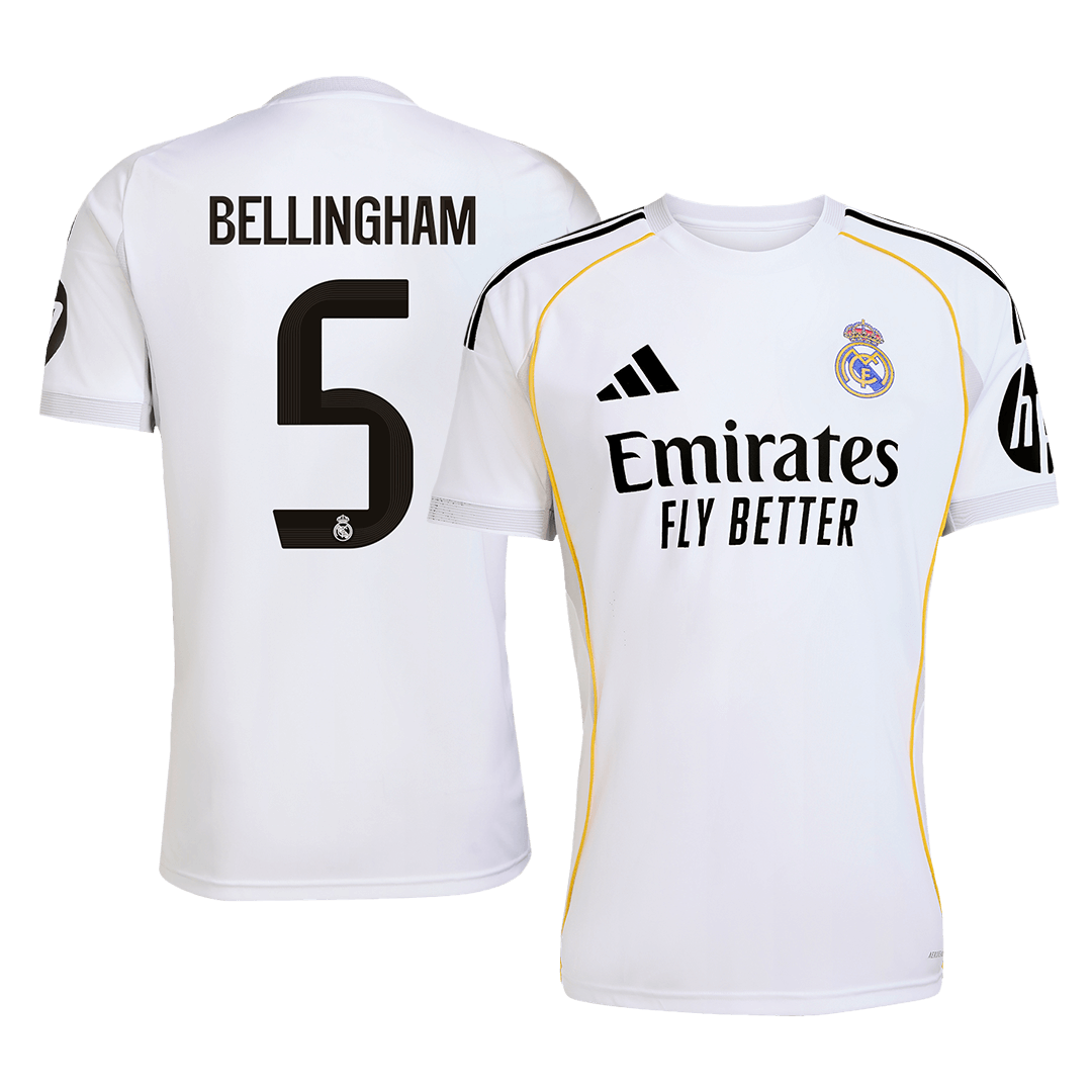 BELLINGHAM #5 Madridi Real Koduvorm Särk 2025/26 - Kvaliteetne