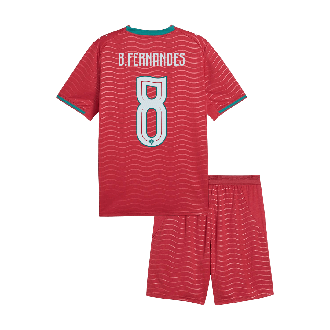 B. FERNANDES #8 Portugal Koduvorm Laste Jalgpallikomplekt 2026 - Kvaliteetne