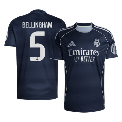 BELLINGHAM #5 Madridi Real Võõrsilvorm Särk 2025/26 - Kvaliteetne