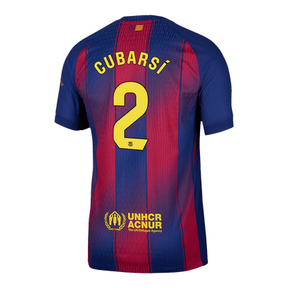 CUBARSÍ #2 FC Barcelona Koduvorm Särk 2025/26 Autentne