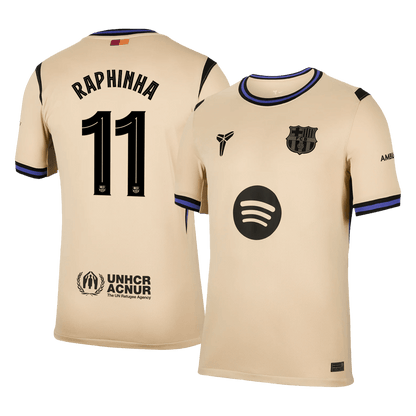 RAPHINHA #11 FC Barcelona Võõrsilvorm Särk 2025/26 - UCL